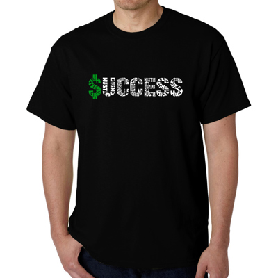 Men's Word Art T-shirt - Success