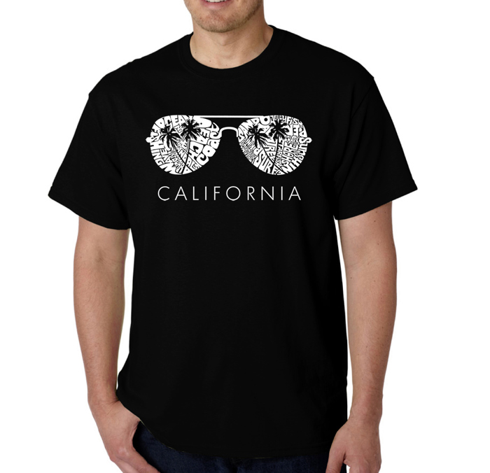 Men's Word Art T-shirt - California Shades