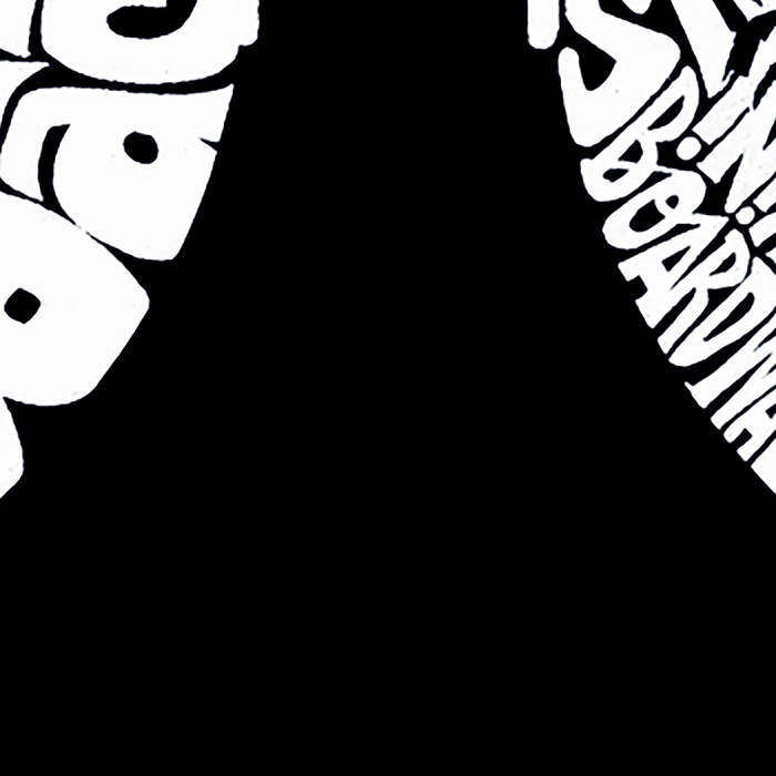 Men's Word Art T-shirt - California Shades