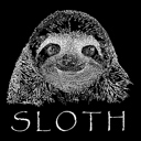  Men's Word Art T-shirt - Sloth