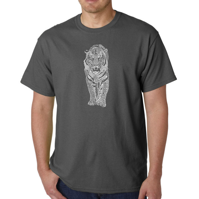 Mens Word Art T-shirt - TIGER