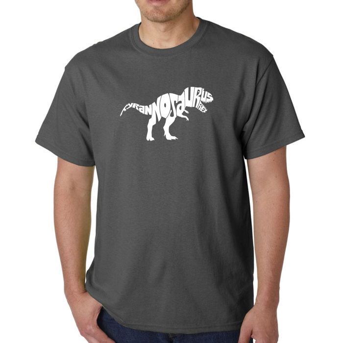 Mens Word Art T-shirt - TYRANNOSAURUS REX