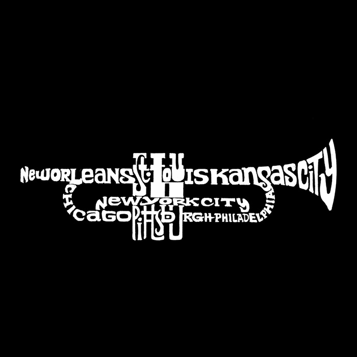Mens Word Art T-shirt - Trumpet