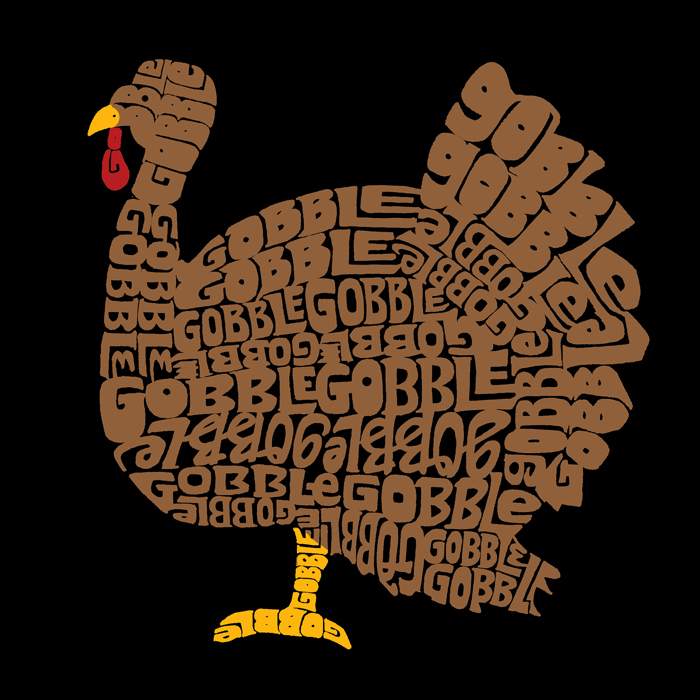 Thanksgiving - Men's Word Art T-Shirt