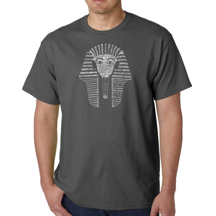 Mens Word Art T-shirt - KING TUT