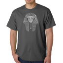 Gray XXL Mens Word Art T-shirt - KING TUT