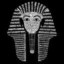  Men's Word Art T-shirt - KING TUT