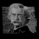  Men's Word Art T-shirt - Mark Twain