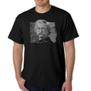 Black XXL Men's Word Art T-shirt - Mark Twain
