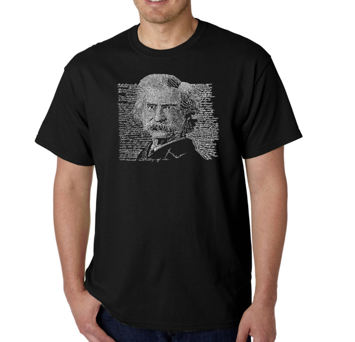 Men's Word Art T-shirt - Mark Twain
