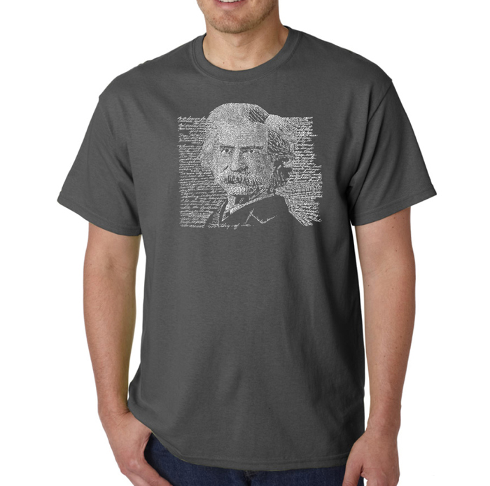 Men's Word Art T-shirt - Mark Twain