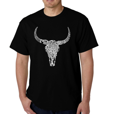 Men's Word Art T-shirt - Texas Skull