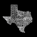  Mens Word Art T-shirt - The Great State of Texas