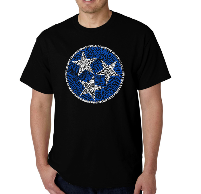 Mens Word Art T-shirt - Tennessee Tristar