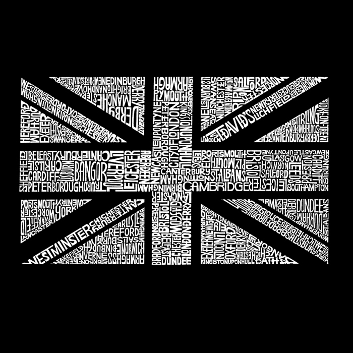 Mens Word Art T-shirt - UNION JACK