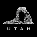  Mens Word Art T-shirt - Utah