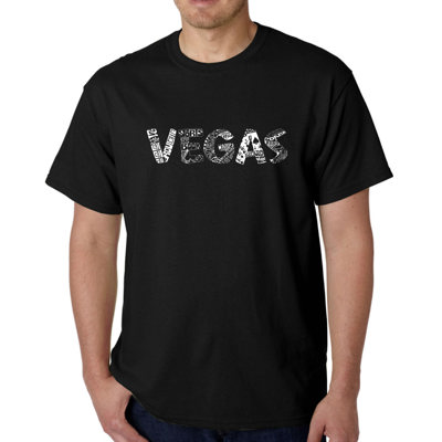 Mens Word Art T-shirt - VEGAS