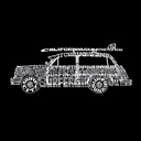 Men's Word Art T-shirt - Woody - Classic Surf Songs