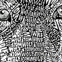  Mens Word Art T-shirt - Wolf