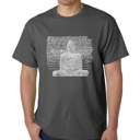 Mens Word Art T-shirt - Zen Buddha