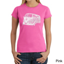 Pink Medium Women's Word Art T-Shirt - THE 70'S