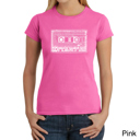 Pink XXL Women's Word Art T-Shirt - The 80's