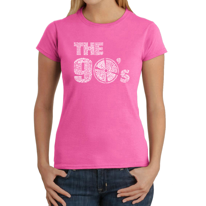 Women's Word Art T-Shirt - 90S