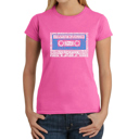 Pink Small Women's Word Art T-Shirt - 80s One Hit Wonders