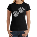 Women's Word Art T-Shirt - Cat Mom
