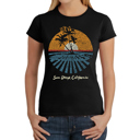 Women's Word Art T-Shirt - Cities In San Diego