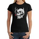  7 Deadly Sins Skull - Women's Word Art T-Shirt