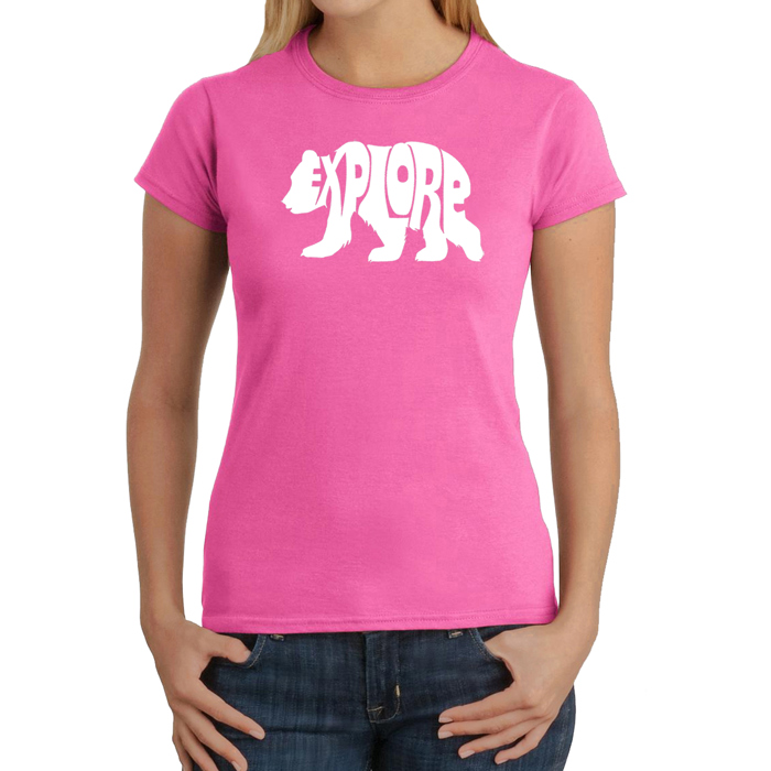 Explore - Women's Word Art T-Shirt