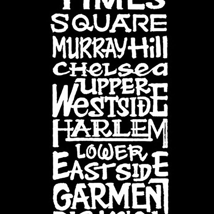 Women's Word Art T-Shirt - Empire State Building