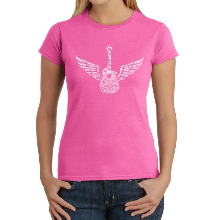 Women's Word Art T-Shirt - Amazing Grace