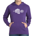 Purple XXL 90's Rappers - Women's Word Art Hooded Sweatshirt