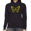  Butterfly - Women's Word Art Hooded Sweatshirt