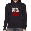  Chimney Santa - Women's Word Art Hooded Sweatshirt