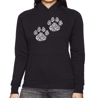 Cat Mom - Women's Word Art Hooded Sweatshirt