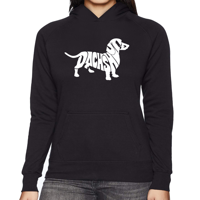Dachshund - Women's Word Art Hooded Sweatshirt