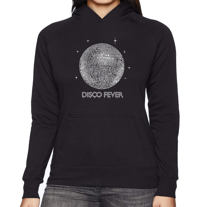 Disco Ball - Women's Word Art Hooded Sweatshirt