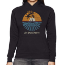 Black XXXL Cities In San Diego - Women's Word Art Hooded Sweatshirt