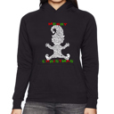 Black XXXL Christmas Elf - Women's Word Art Hooded Sweatshirt