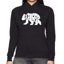 Black XXXL Explore - Women's Word Art Hooded Sweatshirt