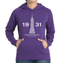  Empire State Building - Women's Word Art Hooded Sweatshirt
