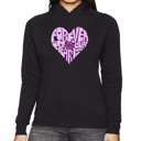 Forever In Our Hearts - Women's Word Art Hooded Sweatshirt
