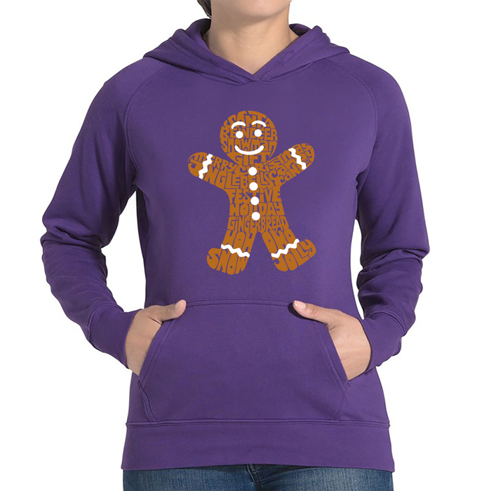 Gingerbread - Women's Word Art Hooded Sweatshirt