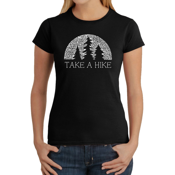 Women's Word Art T-Shirt - Nature Lover