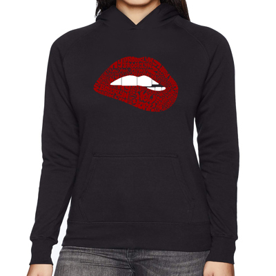 Brooklyn Lips - Women's Word Art Hooded Sweatshirt