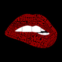  Brooklyn Lips - Women's Word Art Hooded Sweatshirt