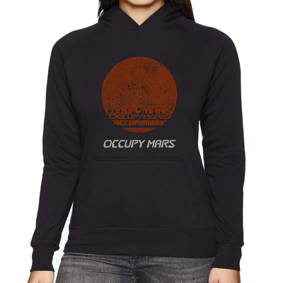 Occupy Mars - Women's Word Art Hooded Sweatshirt